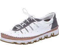 Gemini Damen Schnürschuh 382345-01-012 Nappa Leder Weiß/Grau Größe 39 EU