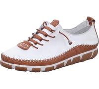 Gemini Damen Sneaker Leder Schlupfschuh herausnehmbare Decksohle 395470-01, Größe:39 EU, Farbe:Weiß