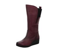 Stiefel GEMINI, Damen, Gr. 37, rot (burgund), Glattleder, Basic, Schuhe Stiefel (29839613-37) burgund