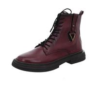 Gemini Damen Stiefelette Combat Schnürboot Leder 333085-02, Größe:40 EU, Farbe:Rot