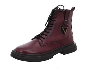 Gemini Damen Stiefelette Combat Schnürboot Leder 333085-02, Größe:40 EU, Farbe:Rot