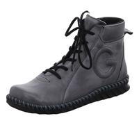 Gemini Damen Stiefelette Leder Logo Stickerei Wechselfußbett 033402-02, Größe:37 EU, Farbe:Grau