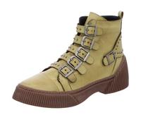 Gemini Damen Stiefeletten Schnallenboot Reißverschluss 033105-02, Größe:39 EU, Farbe:Grün