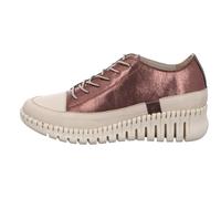 GEMINI Damenschuhe Elegante Schnürer BEIGE/BRONZE BEIGE/BRONZE - Gr. - 41