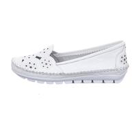 GEMINI Damenschuhe Klassische Ballerinas WEISS WEISS - Gr. - 40