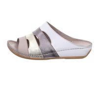 GEMINI Damenschuhe Klassische Pantoletten GRAU/SILBER GRAU/SILBER - Gr. - 36