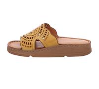 GEMINI Damenschuhe Klassische Pantoletten OCKER OCKER - Gr. - 39