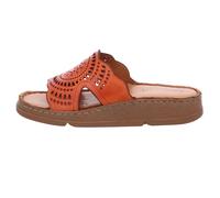 GEMINI Damenschuhe Klassische Pantoletten PAPAYA PAPAYA - Gr. - 36