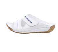 GEMINI Damenschuhe Klassische Pantoletten WEISS/BLAU WEISS/BLAU - Gr. - 36