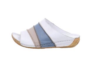 GEMINI Damenschuhe Klassische Pantoletten WEISS/MINERAL WEISS - Gr. - 36
