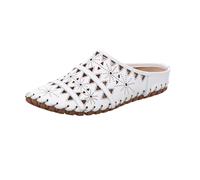 GEMINI Damenschuhe Klassische Pantoletten WEISS WEISS - Gr. - 40