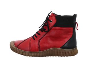 GEMINI Damenschuhe Klassische Stiefel ROT/SCHWARZ ROT/SCHWARZ - Gr. - 41