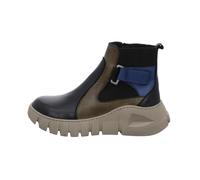 GEMINI Damenschuhe Klassische Stiefel SCHWARZ/KHAKI SCHWARZ/KHAKI - Gr. - 40