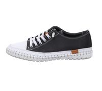 GEMINI Damenschuhe Schnürschuhe SCHWARZ/WEISS SCHWARZ/WEISS - Gr. - 37