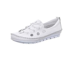 GEMINI Damenschuhe Slipper / Trotteur WEISS WEISS - Gr. - 39