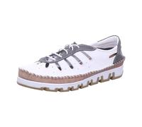 Gemini Schnürschuh 382345-01-012 weiss grau Nappa für Damen, weiß, Gr. 36 EU