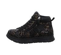 Gemini Damen Stiefel Glanznappa/Kombi Schwarz Größe 41