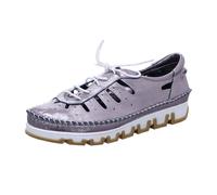 Gemini GLANZNAPPA SCHNUERSCHUH für Damen, silber, Größe 37 EU
