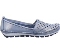 Gemini - Glanznappa Slipper - Blau 39