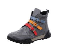 Gemini Damen Stiefelette sportlicher Boot DREI Riemen mit Schnalle 033568-02, Größe:38 EU, Farbe:Grau
