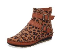 Stiefelette GEMINI, Damen, Gr. 42, braun (cognac, bedruckt), Nubukleder, sportlich, Schuhe (11138102-42) cognac, bedruckt