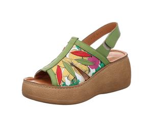 Gemini NAPPA/KOMBI SANDALE für Damen, grün, Größe 42 EU