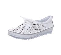 Gemini Nappa Schnürschuh für Damen, weiß, Größe 42 EU