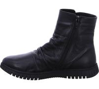 Gemini Damen Stiefelette Leder Boot mit Knöpfen und sportlicher Sohle 033503-02, Größe:37 EU, Farbe:Schwarz