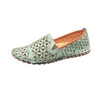 Gemini Slipper gelocht für Damen, türkis, Größe 39 EU