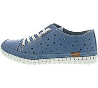 Gemini Damen Schnürschuh Anilina 395600 02 808 sportlich Blau Größe 40