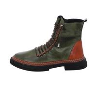 Gemini Damen Stiefelette Leder Boot mit Gummizug und losen Einlagen 033393-02, Größe:37 EU, Farbe:Grün