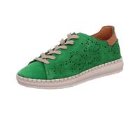 Schnürschuh GEMINI, Damen, Gr. 39, grün, Glattleder, sportlich, Schuhe (88936233-39) grün