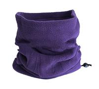 Geminimall Unisex Multifunktionstuch Elastisch Schlauchtuch Gesichtsbedeckung Schlauchschal Polar Fleece Halswärmer Schal Halstuch für Outdoor Arbeit Sport Ski Wear Maske Beanies Lila