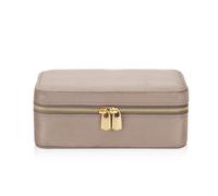 GEMMA Jewellery Box - Light Brown Velvet