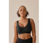 Gemoldeter BH NATURANA "Smoothing", Damen, Gr. L, N-Gr, schwarz, Obermaterial: 77% Polyester, 23% Elasthan, unifarben, BHs, hohe Seitenteile, weich, bequem, basic, breite Träger, ohne Bügel (31558817-