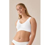 Gemoldeter BH NATURANA "Smoothing", Damen, Gr. M, N-Gr, weiß, Obermaterial: 77% Polyester, 23% Elasthan, BHs, hohe Seitenteile, weich, bequem, basic, breite Träger, ohne Bügel (32356458-M) weiß