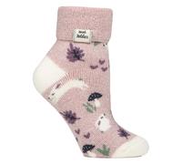 Gemütliche Umschlagmanschetten-Loungesocken | Warme Wintersocken für Damen EU 37 - 42
