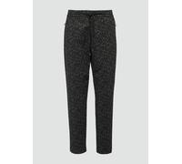 Gemusterte Jogpants und Reißverschlusstaschen 34 schwarz 2165914.99A2.34