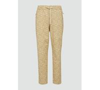 Gemusterte Jogpants und Reißverschlusstaschen 36 braun 2165914.84A2.36