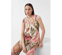 comma - Bluse pink|mehrfarbig - Gr. - 40