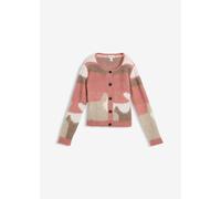 Gemusterte Strickjacke mit Knopfleiste 40/42 (M)