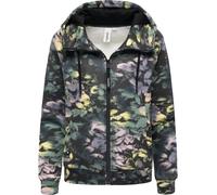 gemusterte Sweatjacke "Fllawia Print" Dark Combo XL