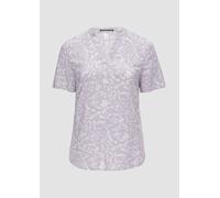 Gemusterte Tunikabluse aus Viskose 50 grau 2155363.92A0.50