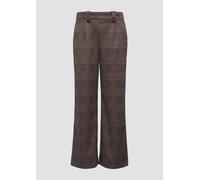 Gemusterte Wide-Leg-Hose aus Interlock-Jersey 42/32 braun|mehrfarbig 2160629.99N2.42_32