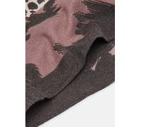 Gemusterter Loopschal aus Viskosemix braun|mehrfarbig ONESIZE