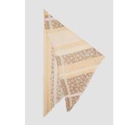 Gemusterter Schal aus Viskosemix 1 beige|mehrfarbig 2150209.83D9.1