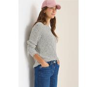 Cecil Damen Gemusterter Strickpullover in Blau, Gr: XL