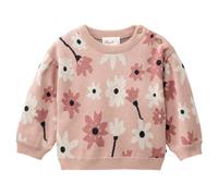 Gemusterter Strickpullover altrosa 74/80