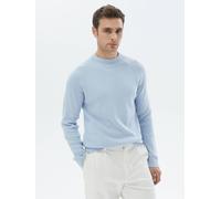 Gemusterter Strickpullover mit Rundhalsausschnitt 2XL