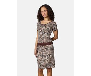 Gemustertes Minikleid "Baomi Zoo YOUMODO" Brown L
